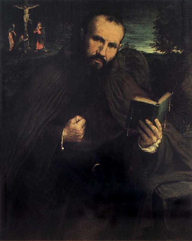 Portrait of Brother Gregorio da Vicenza, Lorenzo Lotto